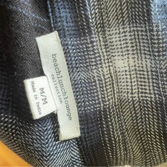 Beachlunchlounge Lightweight Plaid Button Up - Picture 6 of 7